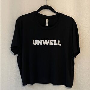 OG Call Her Daddy - “Unwell” Black Women's Crop T-Shirt